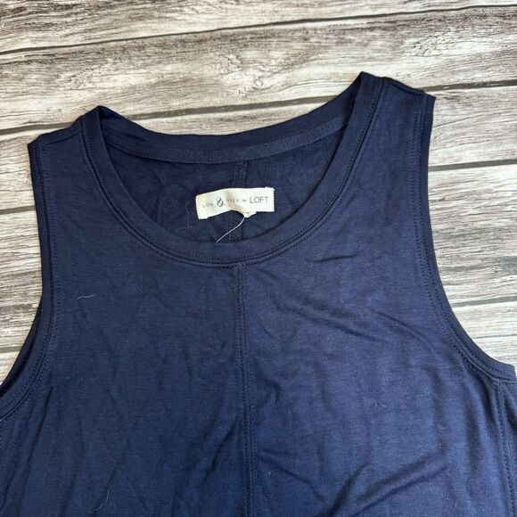 Lou & Grey for LOFT Women’s Dark Navy Swing Shift Mini Dress XS NWT - Picture 5 of 11